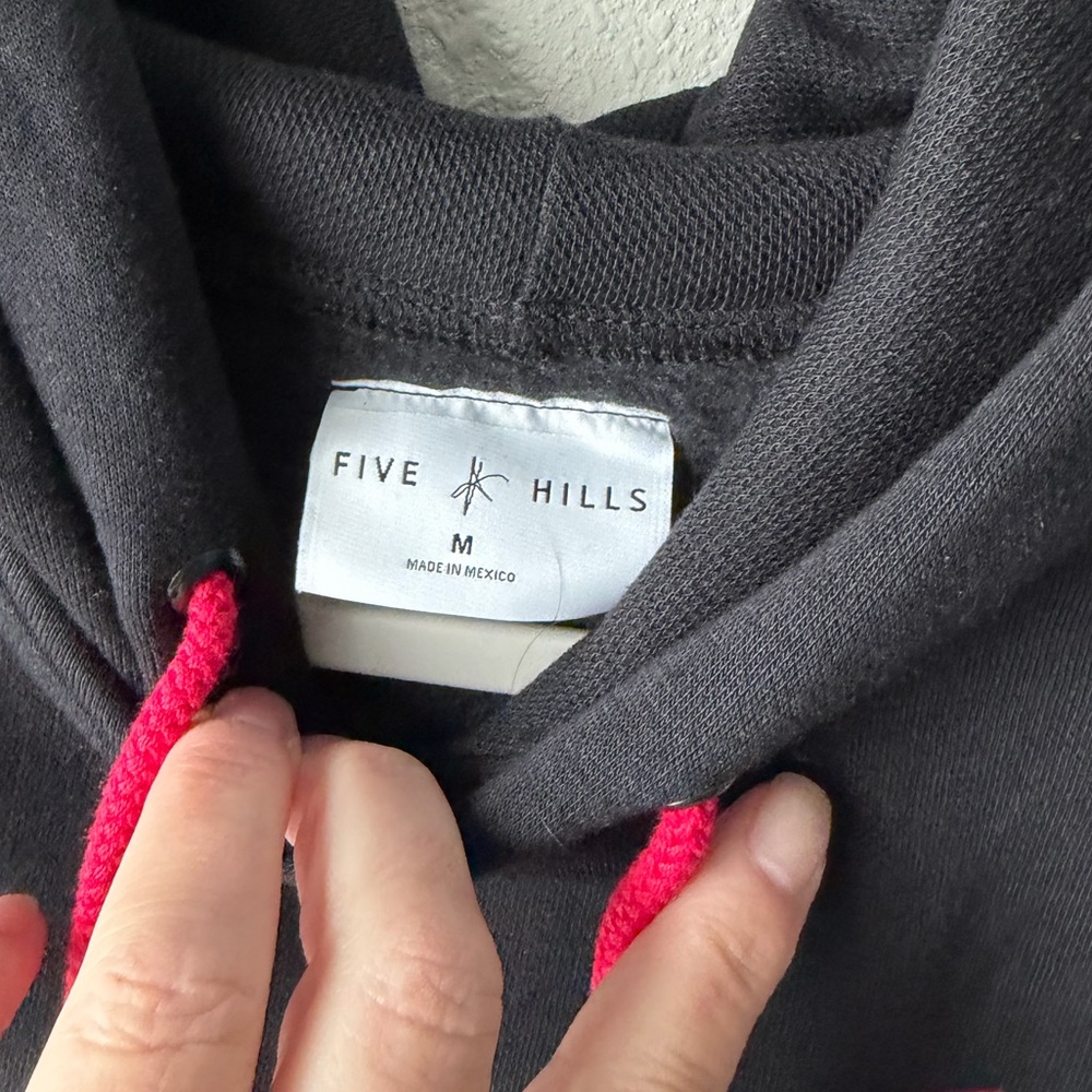 Five Hills Black Hoodie with Pink Ducky Design - Picture 6 of 10